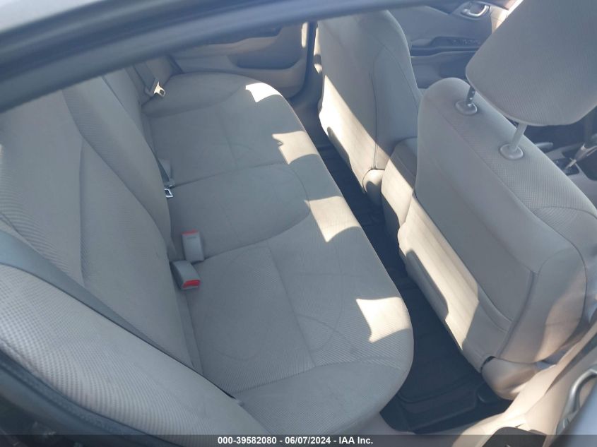 2012 Honda Civic Lx VIN: 19XFB2F50CE095755 Lot: 39582080