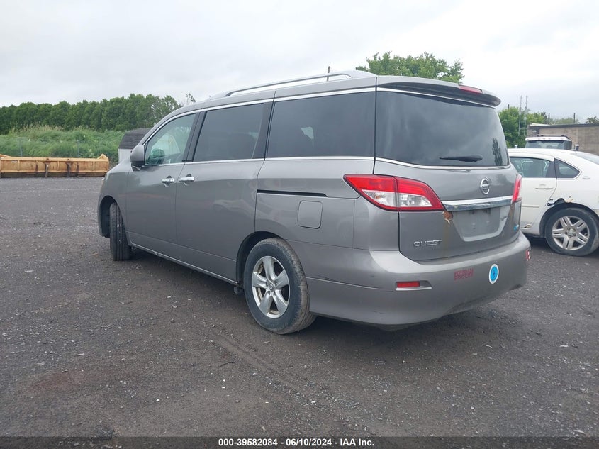 2011 Nissan Quest Sv VIN: JN8AE2KP1B9003732 Lot: 39582084
