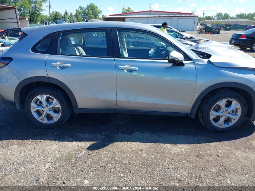 2023 Honda Hr-V Awd Lx VIN: 3CZRZ2H34PM742958 Lot: 39582086