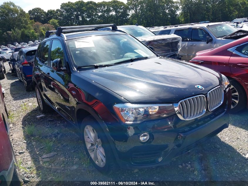 2017 BMW X3 xDrive28I VIN: 5UXWX9C32H0T22424 Lot: 39582111