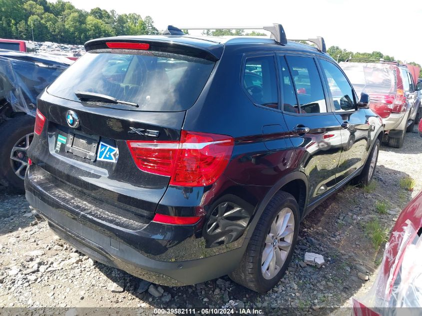 2017 BMW X3 xDrive28I VIN: 5UXWX9C32H0T22424 Lot: 39582111