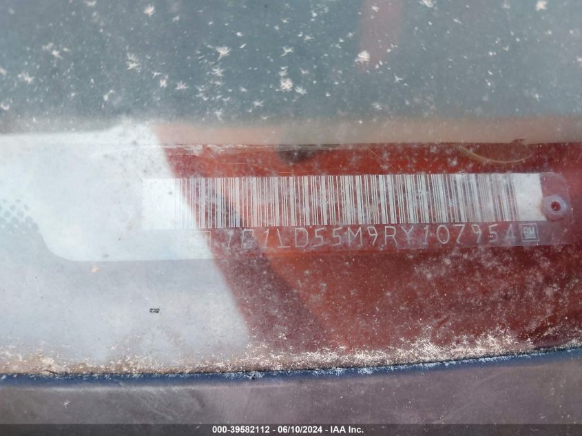 1994 Chevrolet Corsica VIN: 1G1LD55M9RY107954 Lot: 39582112