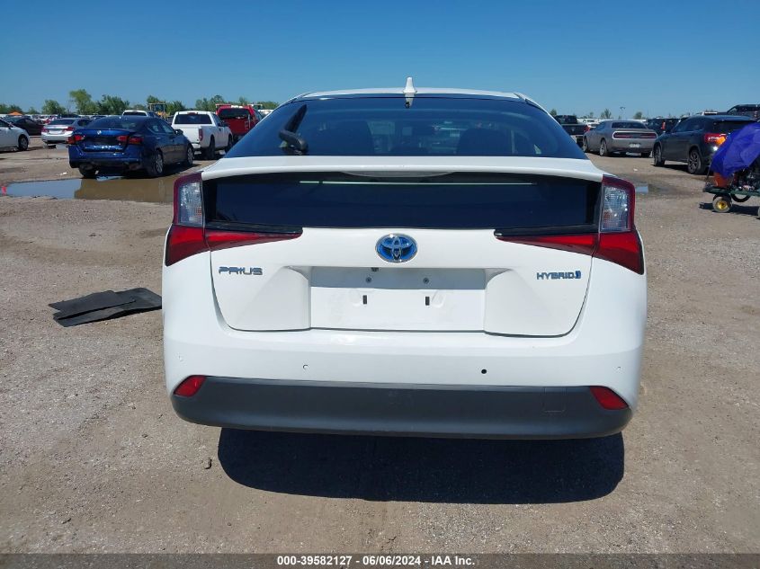 2021 Toyota Prius Le VIN: JTDKAMFU1M3143356 Lot: 39582127