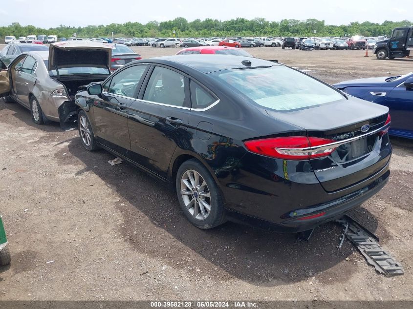 2017 Ford Fusion Se VIN: 3FA6P0H71HR369894 Lot: 39582128