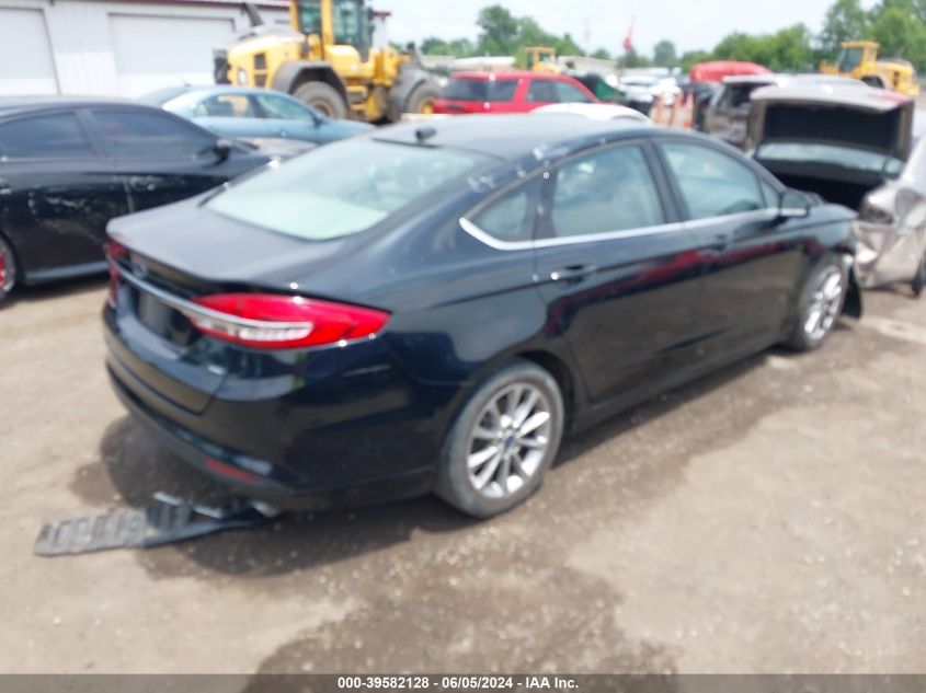 2017 Ford Fusion Se VIN: 3FA6P0H71HR369894 Lot: 39582128