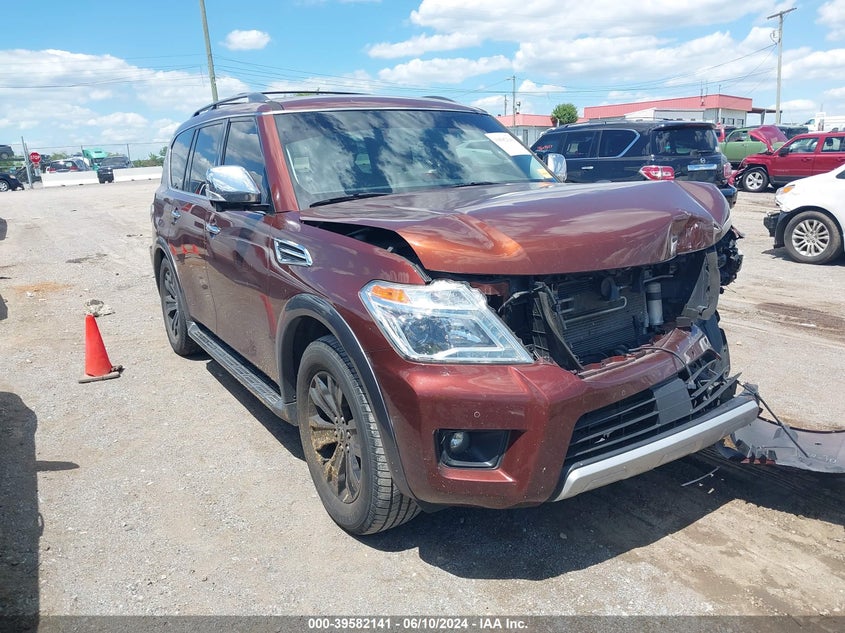 2018 Nissan Armada Platinum VIN: JN8AY2NF1J9330978 Lot: 39582141