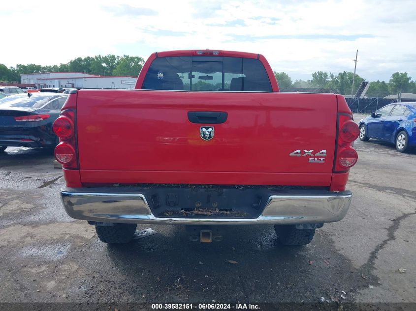 2007 Dodge Ram 2500 Slt/Trx4 Off Road/Sport/Power Wagon VIN: 1D7KS28C47J524694 Lot: 39582151