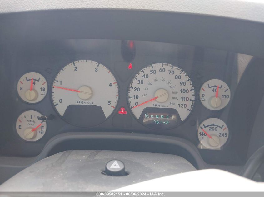 2007 Dodge Ram 2500 Slt/Trx4 Off Road/Sport/Power Wagon VIN: 1D7KS28C47J524694 Lot: 39582151