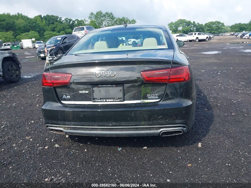 2016 AUDI A6 2.0T PREMIUM PLUS - WAUGFAFC8GN123298