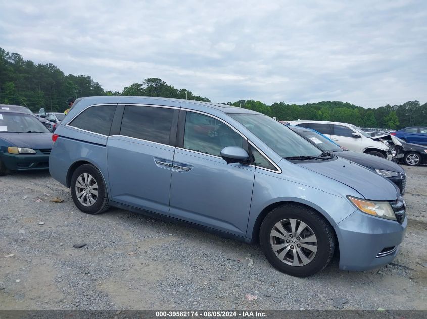 2014 Honda Odyssey Ex-L VIN: 5FNRL5H69EB068228 Lot: 39582174