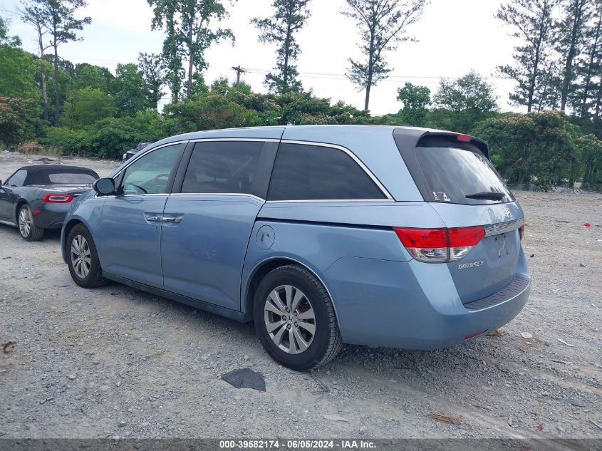 2014 Honda Odyssey Ex-L VIN: 5FNRL5H69EB068228 Lot: 39582174