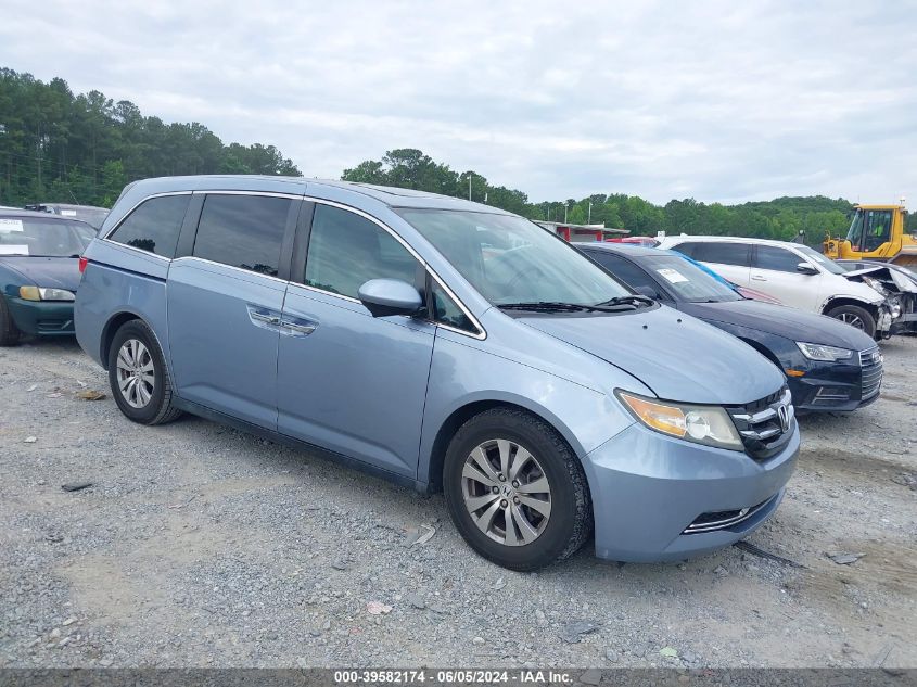 2014 Honda Odyssey Ex-L VIN: 5FNRL5H69EB068228 Lot: 39582174