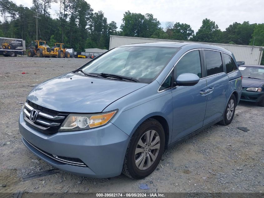 2014 Honda Odyssey Ex-L VIN: 5FNRL5H69EB068228 Lot: 39582174