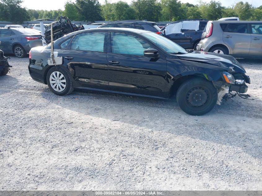 2014 Volkswagen Passat 2.5L S VIN: 1VWAP7A34EC003276 Lot: 39582184