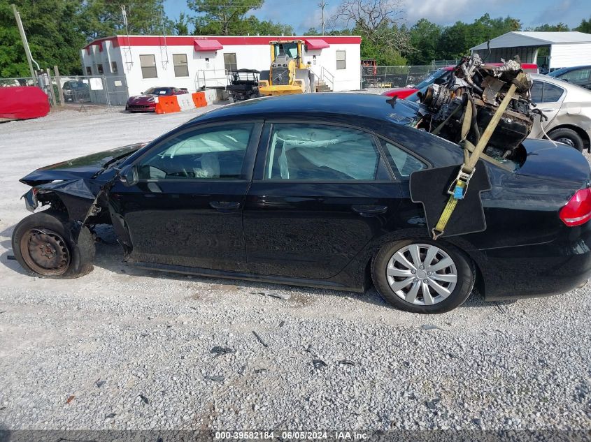 2014 Volkswagen Passat 2.5L S VIN: 1VWAP7A34EC003276 Lot: 39582184