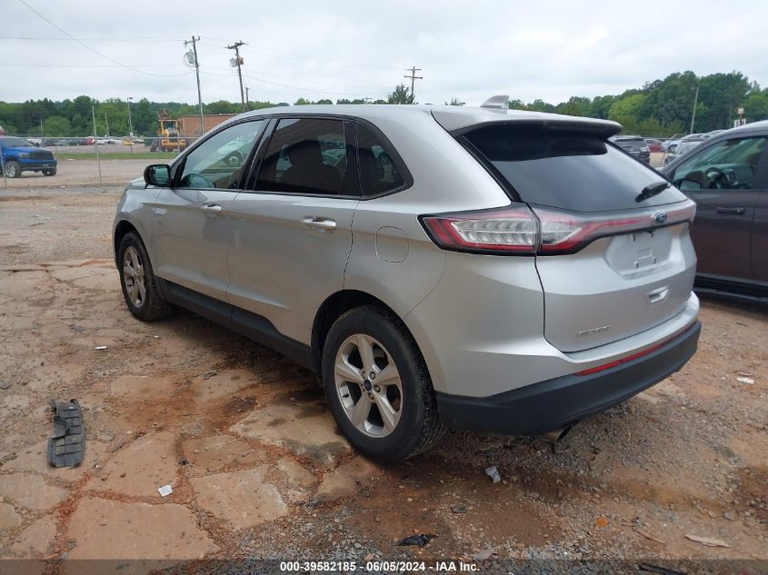 2018 Ford Edge Se VIN: 2FMPK3G9XJBB09138 Lot: 39582185