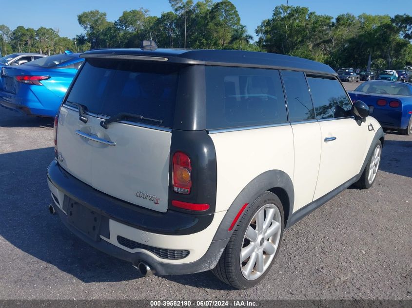 WMWMM33548TP87170 | 2008 MINI COOPER S CLUBMAN