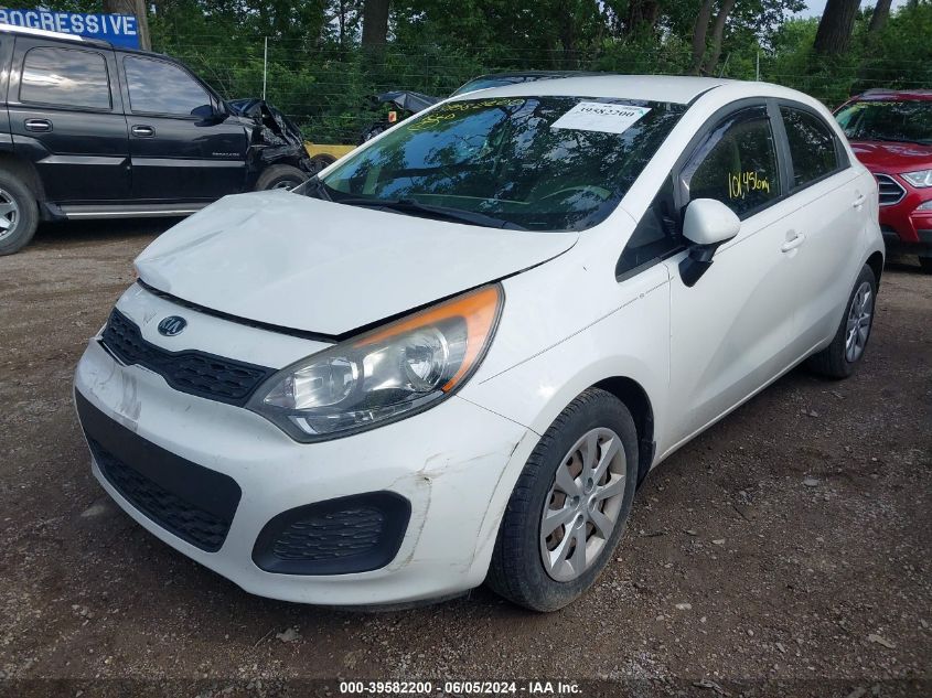 2013 Kia Rio Lx VIN: KNADM5A37D6295125 Lot: 39582200