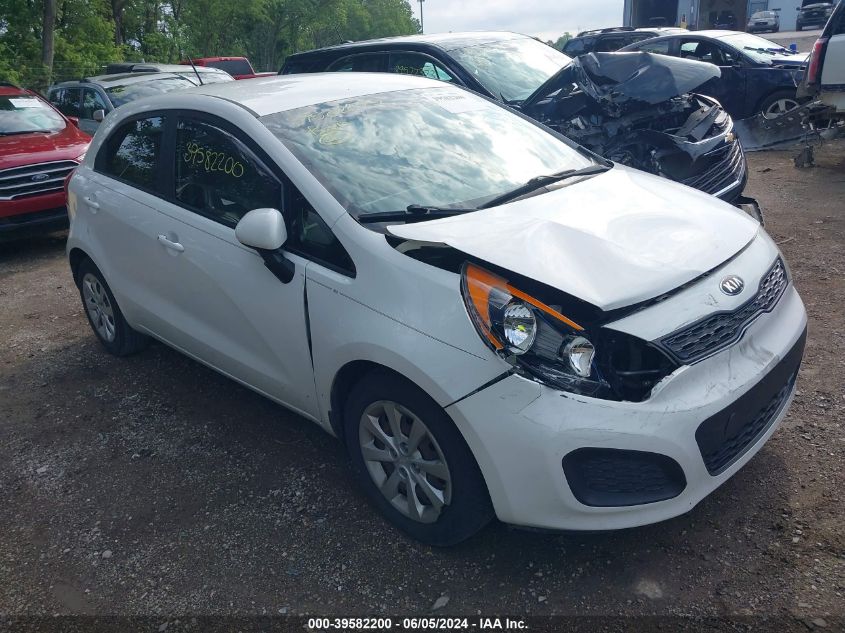 2013 Kia Rio Lx VIN: KNADM5A37D6295125 Lot: 39582200