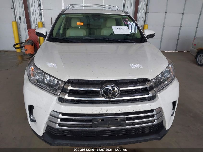 2019 TOYOTA HIGHLANDER LIMITED - 5TDDZRFH7KS956133