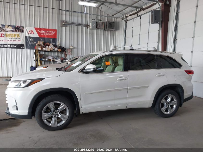 2019 TOYOTA HIGHLANDER LIMITED - 5TDDZRFH7KS956133