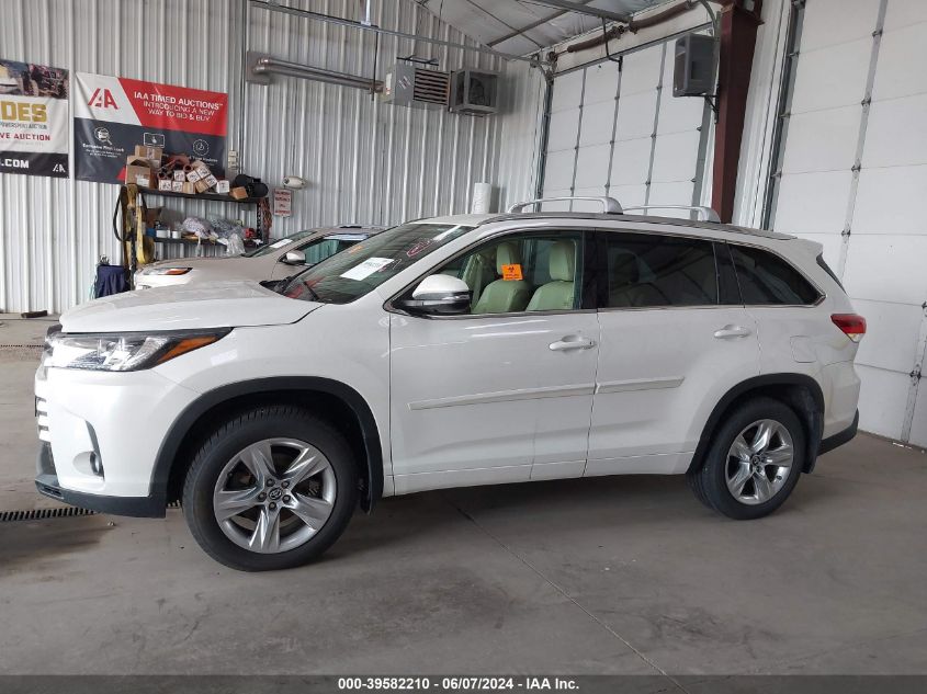 2019 TOYOTA HIGHLANDER LIMITED - 5TDDZRFH7KS956133