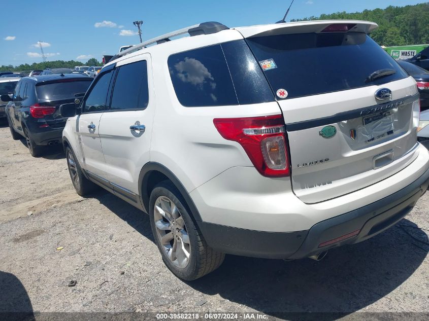 2013 Ford Explorer Limited VIN: 1FM5K7F8XDGA06726 Lot: 39582218