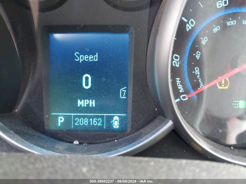 2011 Chevrolet Cruze 1Lt VIN: 1G1PF5S93B7207815 Lot: 39582237