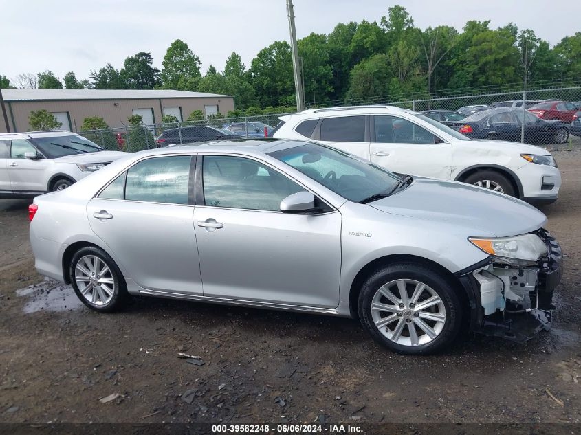 2012 Toyota Camry Hybrid Xle VIN: 4T1BD1FK4CU020918 Lot: 39582248