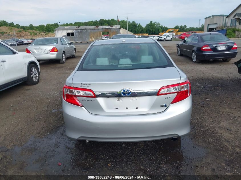 2012 Toyota Camry Hybrid Xle VIN: 4T1BD1FK4CU020918 Lot: 39582248