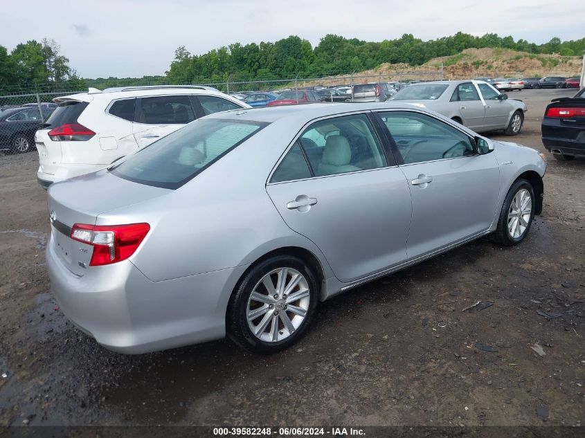 2012 Toyota Camry Hybrid Xle VIN: 4T1BD1FK4CU020918 Lot: 39582248