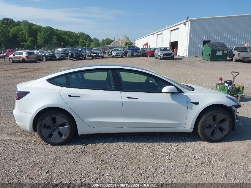 2021 Tesla Model 3 Standard Range Plus Rear-Wheel Drive VIN: 5YJ3E1EAXMF867080 Lot: 39582251