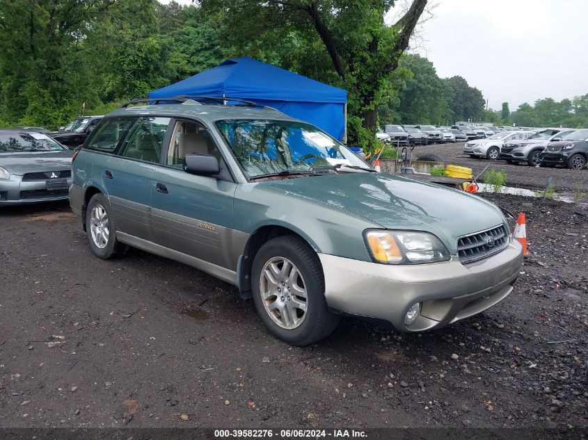 2003 Subaru Outback VIN: 4S3BH675337656503 Lot: 39582276