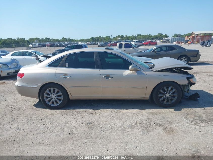 2006 Hyundai Azera Limited/Se VIN: KMHFC46F66A042711 Lot: 39582279