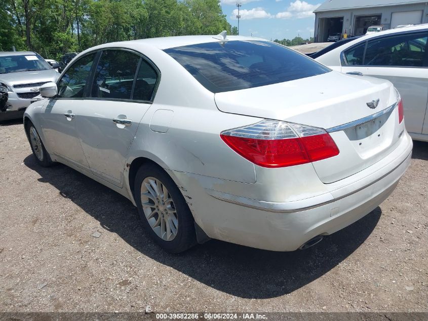 2011 Hyundai Genesis 3.8L VIN: KMHGC4DE5BU137378 Lot: 39582286