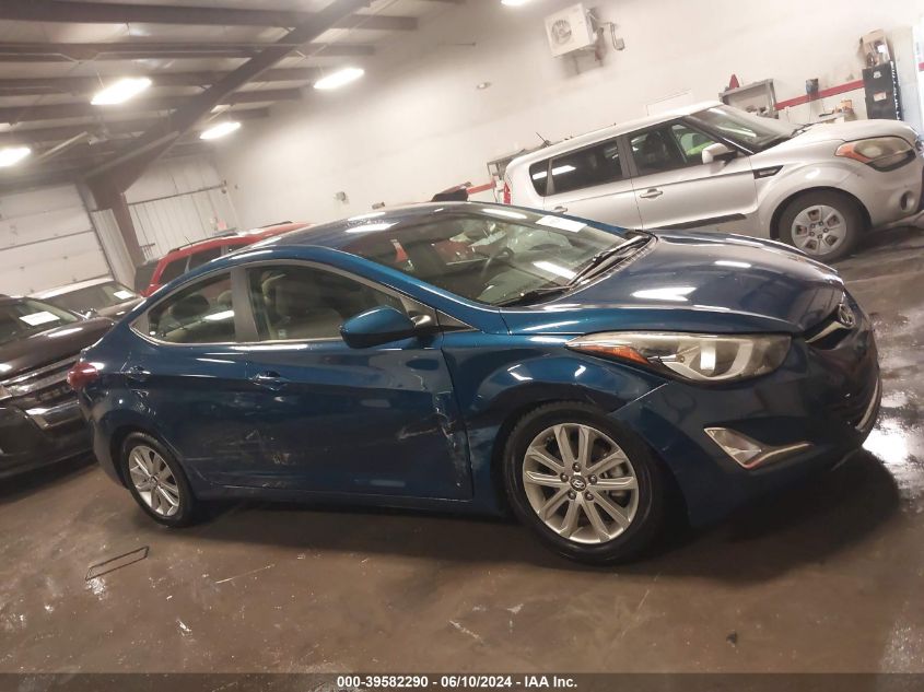 2014 Hyundai Elantra Se VIN: KMHDH4AE4EU157540 Lot: 39582290