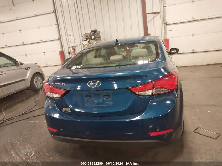 2014 Hyundai Elantra Se VIN: KMHDH4AE4EU157540 Lot: 39582290