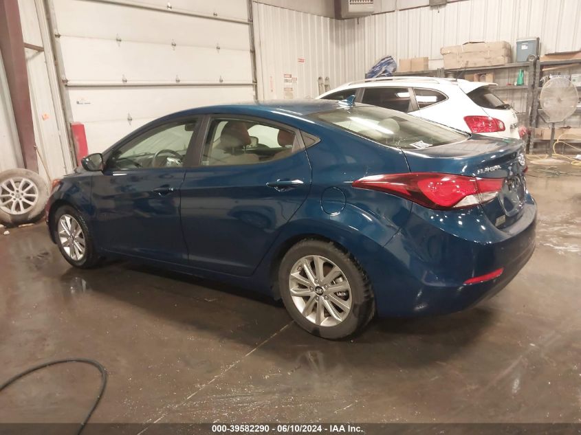 2014 Hyundai Elantra Se VIN: KMHDH4AE4EU157540 Lot: 39582290