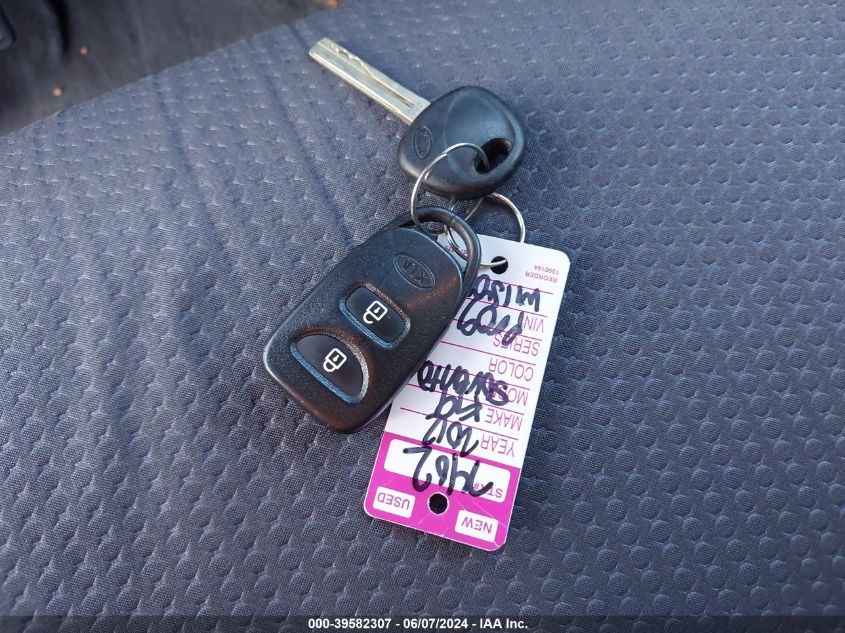 2012 Kia Sorento Lx VIN: 5XYKT4A6XCG189782 Lot: 39582307