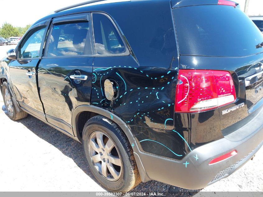 2012 Kia Sorento Lx VIN: 5XYKT4A6XCG189782 Lot: 39582307