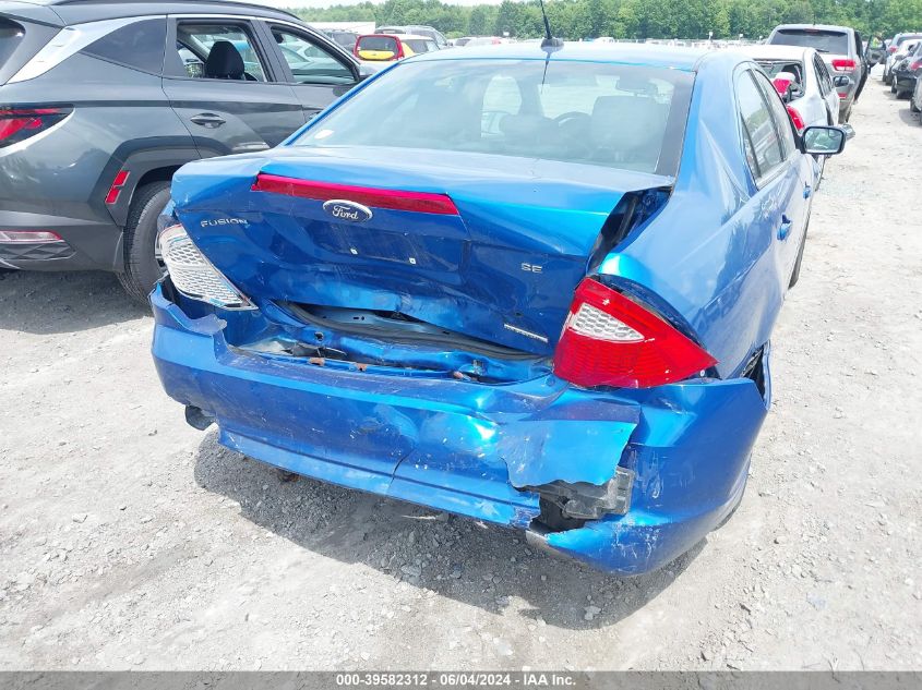 2011 Ford Fusion Se VIN: 3FAHP0HG9BR183925 Lot: 39582312