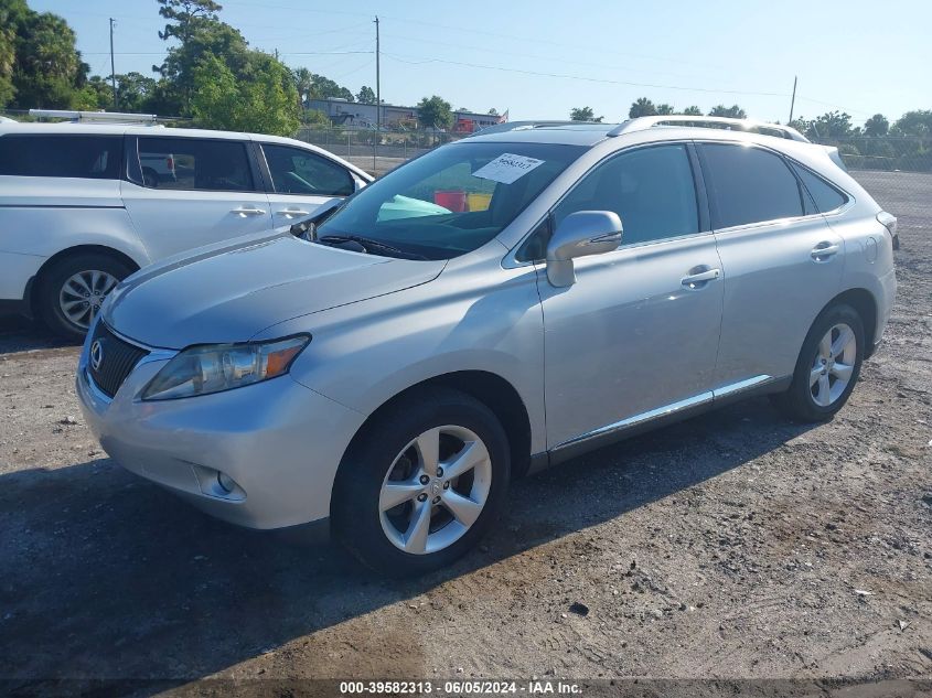 2010 Lexus Rx 350 VIN: 2T2BK1BA5AC030743 Lot: 39582313