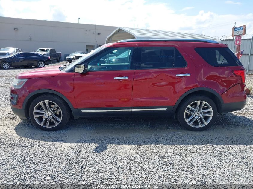 2016 Ford Explorer Limited VIN: 1FM5K7F86GGC30645 Lot: 39582321