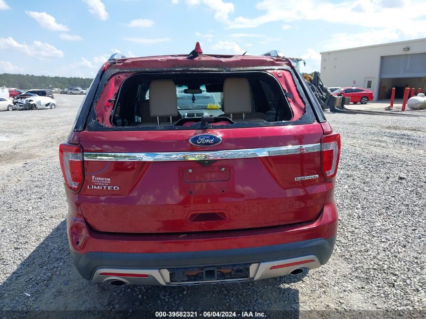 2016 Ford Explorer Limited VIN: 1FM5K7F86GGC30645 Lot: 39582321