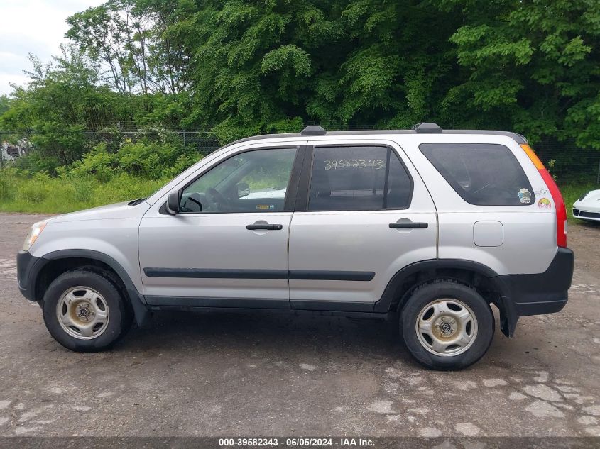 2004 Honda Cr-V Lx VIN: JHLRD685X4C014610 Lot: 39582343