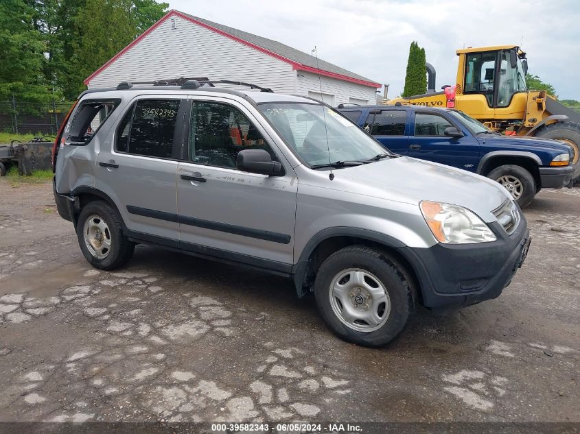 2004 Honda Cr-V Lx VIN: JHLRD685X4C014610 Lot: 39582343