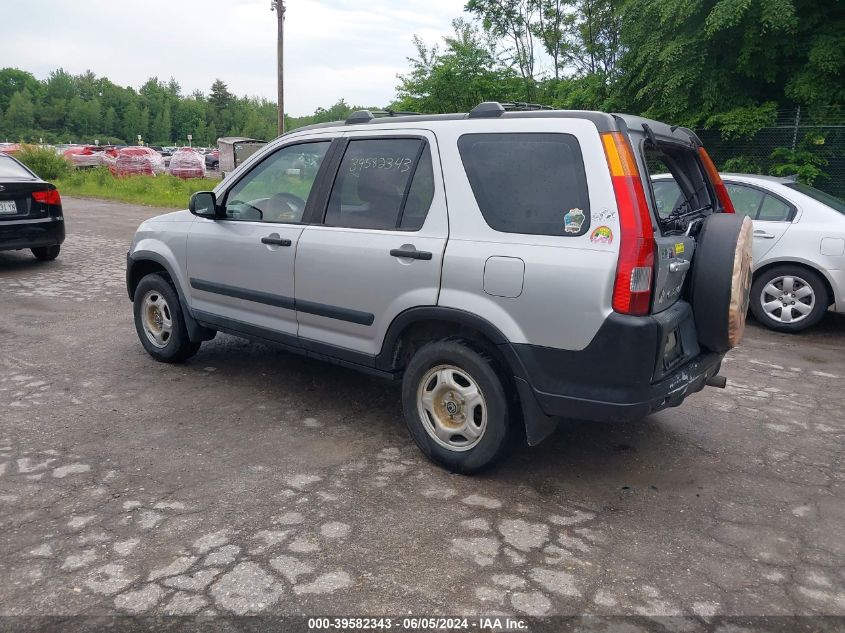 2004 Honda Cr-V Lx VIN: JHLRD685X4C014610 Lot: 39582343