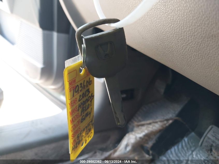 2013 Honda Pilot Lx VIN: 5FNYF4H26DB069670 Lot: 39582362