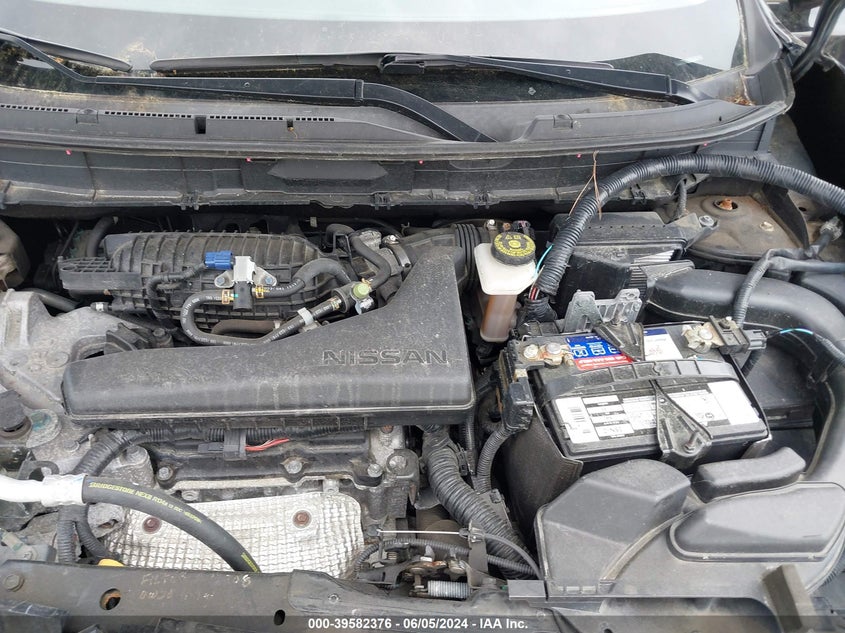 2017 Nissan Rogue Sv VIN: KNMAT2MV6HP562680 Lot: 39582376