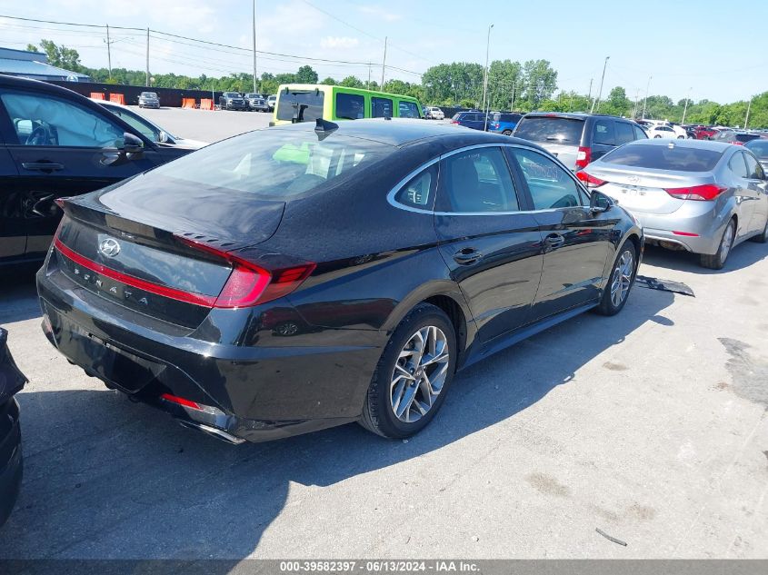 2021 Hyundai Sonata Sel VIN: 5NPEL4JAXMH107125 Lot: 39582397